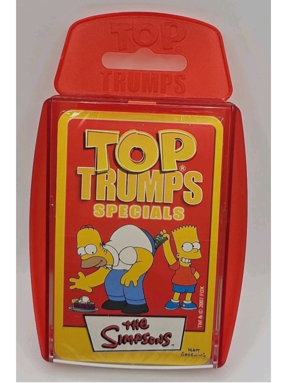 The Simpsons Top Trumps Specials Card Game Winning Moves 2007 New Sealed Deck